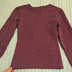 Women's Long Sleeve Top - Purple